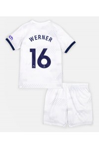 Fotbalové Dres Tottenham Hotspur Timo Werner #16 Dětské Domácí Oblečení 2023-24 Krátký Rukáv (+ trenýrky)